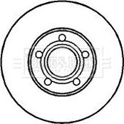 Borg & Beck BBD4220 - Jarrulevy inparts.fi