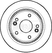 Borg & Beck BBD4271 - Jarrulevy inparts.fi