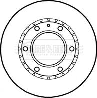 Borg & Beck BBD4793 - Jarrulevy inparts.fi