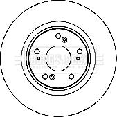 Borg & Beck BBD4741 - Jarrulevy inparts.fi