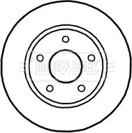 Borg & Beck BBD4752 - Jarrulevy inparts.fi