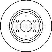 Borg & Beck BBD4769 - Jarrulevy inparts.fi