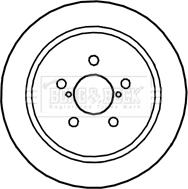 Borg & Beck BBD4764 - Jarrulevy inparts.fi