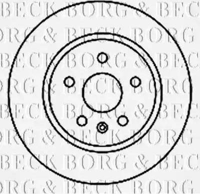 Borg & Beck BBD4766 - Jarrulevy inparts.fi