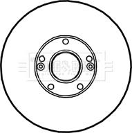 Borg & Beck BBD4702 - Jarrulevy inparts.fi