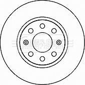 Borg & Beck BBD4715 - Jarrulevy inparts.fi