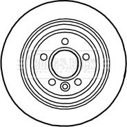 Borg & Beck BBD4785 - Jarrulevy inparts.fi