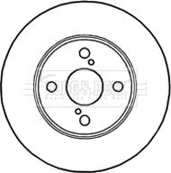 Borg & Beck BBD4783 - Jarrulevy inparts.fi