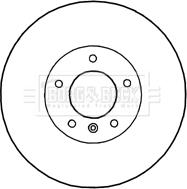 Borg & Beck BBD4782 - Jarrulevy inparts.fi