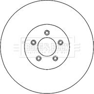 Borg & Beck BBD4731 - Jarrulevy inparts.fi