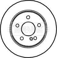 Borg & Beck BBD4722 - Jarrulevy inparts.fi