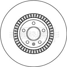 Borg & Beck BBD5992S - Jarrulevy inparts.fi