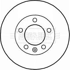 Borg & Beck BBD5941S - Jarrulevy inparts.fi