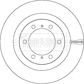 Borg & Beck BBD5942S - Jarrulevy inparts.fi