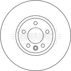 Borg & Beck BBD5964S - Jarrulevy inparts.fi