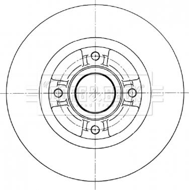 Borg & Beck BBD5965S - Jarrulevy inparts.fi