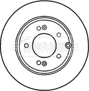 Borg & Beck BBD5906S - Jarrulevy inparts.fi