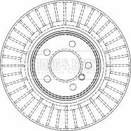 Borg & Beck BBD5919S - Jarrulevy inparts.fi