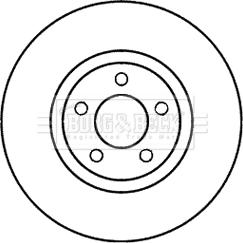 Borg & Beck BBD5979S - Jarrulevy inparts.fi