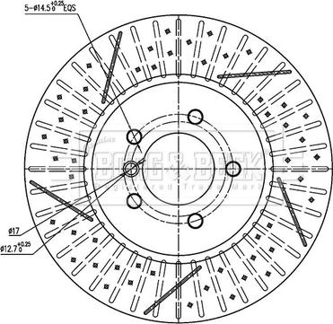 Borg & Beck BBD5976S - Jarrulevy inparts.fi