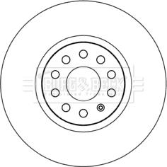 Borg & Beck BBD5978S - Jarrulevy inparts.fi