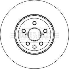 Borg & Beck BBD5973S - Jarrulevy inparts.fi