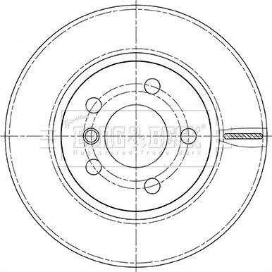 Borg & Beck BBD5494 - Jarrulevy inparts.fi