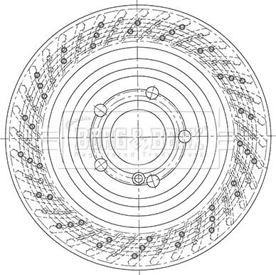 Borg & Beck BBD5448 - Jarrulevy inparts.fi