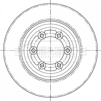 Borg & Beck BBD5409 - Jarrulevy inparts.fi