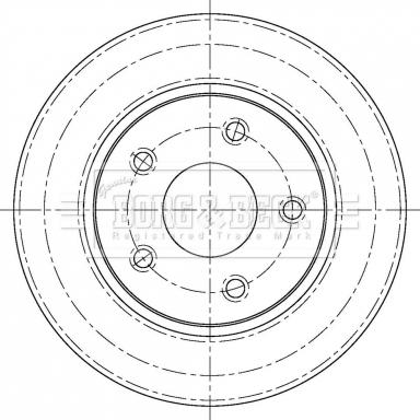 Borg & Beck BBD5402 - Jarrulevy inparts.fi