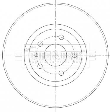 Borg & Beck BBD5411 - Jarrulevy inparts.fi