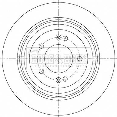 Borg & Beck BBD5485 - Jarrulevy inparts.fi