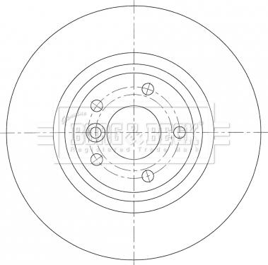 Borg & Beck BBD5434 - Jarrulevy inparts.fi