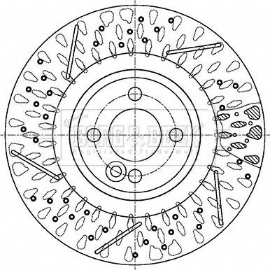 Borg & Beck BBD5478 - Jarrulevy inparts.fi