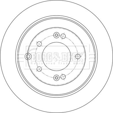 Borg & Beck BBD5591 - Jarrulevy inparts.fi