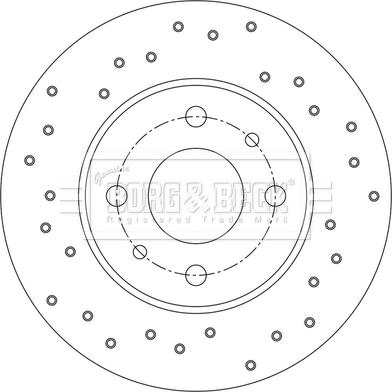 Borg & Beck BBD5559 - Jarrulevy inparts.fi