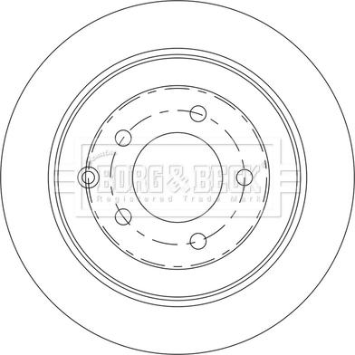 Borg & Beck BBD5565 - Jarrulevy inparts.fi