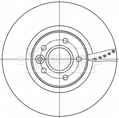 Borg & Beck BBD5533 - Jarrulevy inparts.fi