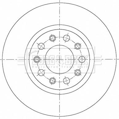 Borg & Beck BBD5523 - Jarrulevy inparts.fi