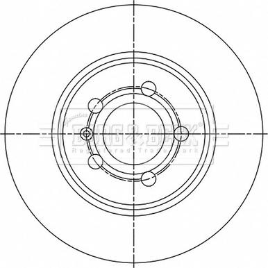 Borg & Beck BBD5527 - Jarrulevy inparts.fi