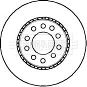 Borg & Beck BBD5049 - Jarrulevy inparts.fi