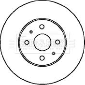 Borg & Beck BBD5045 - Jarrulevy inparts.fi