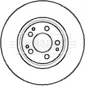 Borg & Beck BBD5054 - Jarrulevy inparts.fi