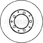 Borg & Beck BBD5064 - Jarrulevy inparts.fi