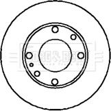 Borg & Beck BBD5065 - Jarrulevy inparts.fi