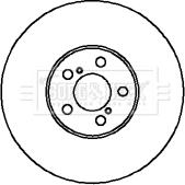 Borg & Beck BBD5034 - Jarrulevy inparts.fi