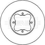 Borg & Beck BBD5070 - Jarrulevy inparts.fi