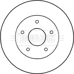 Borg & Beck BBD5192 - Jarrulevy inparts.fi