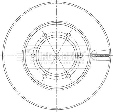 Borg & Beck BBD5197 - Jarrulevy inparts.fi