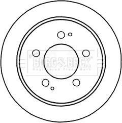 Kavo Parts BR-7708-C - Jarrulevy inparts.fi